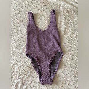 bond-eye Lavender One Piece Swimsuit